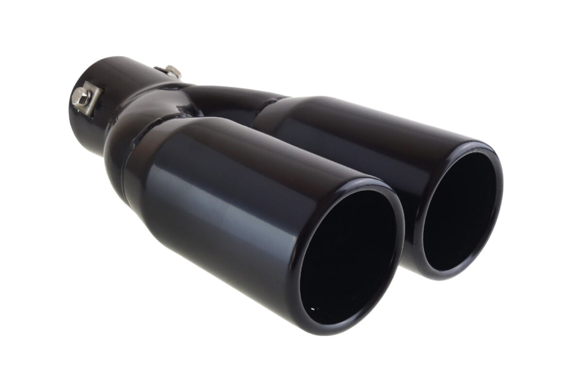 ΑΚΡΟ ΕΞΑΤΜΙΣΗΣ ΔΙΠΛΗ ΑΠΟΛΗΞΗ ΜΑΥΡΟ  130x215mm Φ35>50mm - Image 1