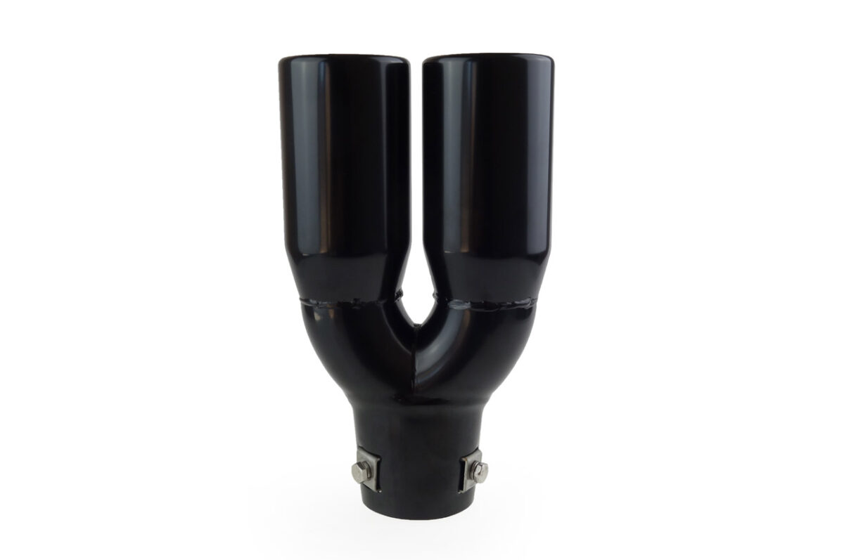 ΑΚΡΟ ΕΞΑΤΜΙΣΗΣ ΔΙΠΛΗ ΑΠΟΛΗΞΗ ΜΑΥΡΟ  130x215mm Φ35>50mm - Image 2