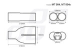 ΑΚΡΟ ΕΞΑΤΜΙΣΗΣ ΔΙΠΛΗ ΑΠΟΛΗΞΗ ΜΑΥΡΟ  130x215mm Φ35>50mm - Image 5