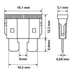 ΑΣΦΑΛΕΙΕΣ PLUG-IN 12/24V - 10 ΤΕΜ. (ΚΑΡΤΕΛΑ) - Image 3