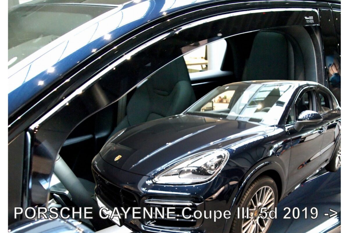 PORSCHE CAYENNE COUPE 5D 2019+  ΖΕΥΓΑΡΙ ΑΝΕΜΟΘΡΑΥΣΤΕΣ ΑΠΟ ΕΥΚΑΜΠΤΟ ΦΙΜΕ ΠΛΑΣΤΙΚΟ HEKO - 2 ΤΕΜ. - Image 1