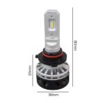 HIR2 9-36V 5.000K 5000lm 25W MATRIX LED KIT (ΜΕ ΨΥΚΤΡΑ ΑΝΕΜΙΣΤΗΡΑΚΙ) 2ΤΕΜ. - Image 2