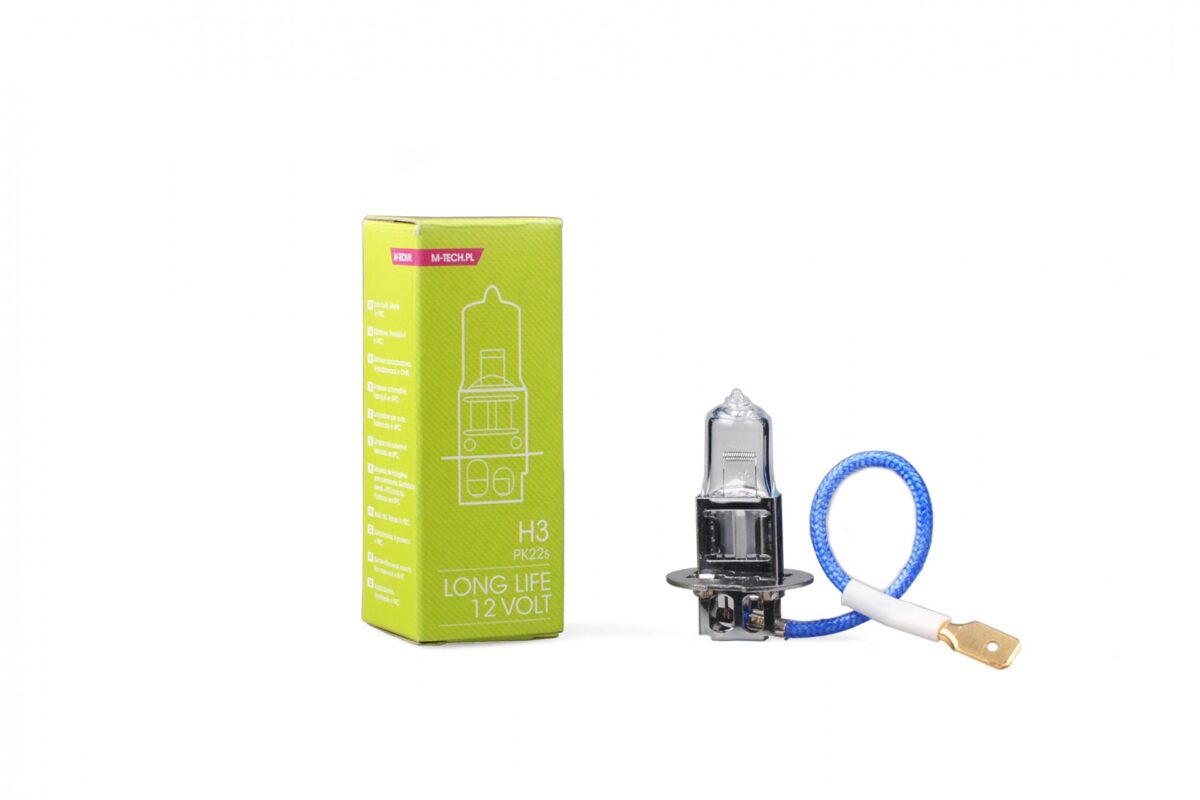 H3 12V 55W PK22s LONG LIFE ΑΛΟΓΟΝΟΥ 1ΤΕΜ. M-TECH - Image 1