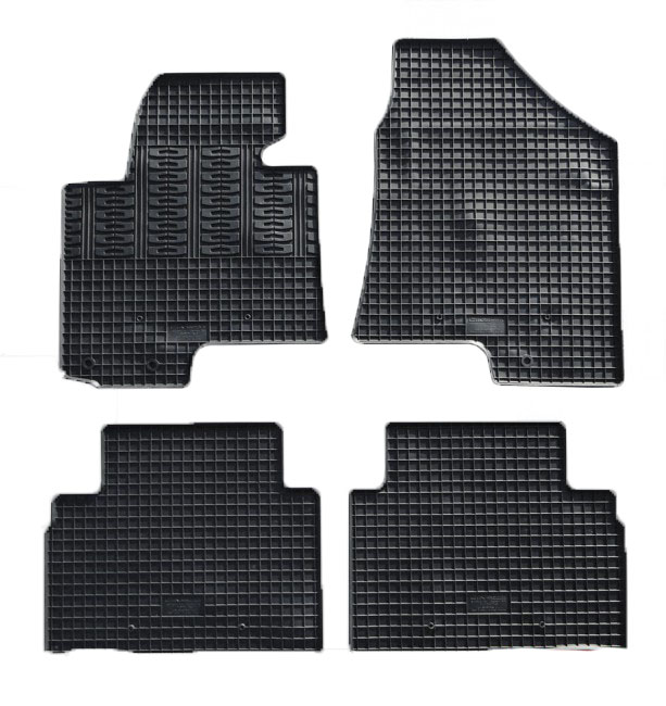 HYUNDAI IX 35 2009-2015 / KIA SPORTAGE 2010-2016  ΜΑΡΚΕ ΠΑΤΑΚΙΑ ΛΑΣΤΙΧΟ ΣΕ ΜΑΥΡΟ ΧΡΩΜΑ ΜΕ ΚΟΥΜΠΩΜΑΤΑ CIK - 4 ΤΕΜ. - Image 1