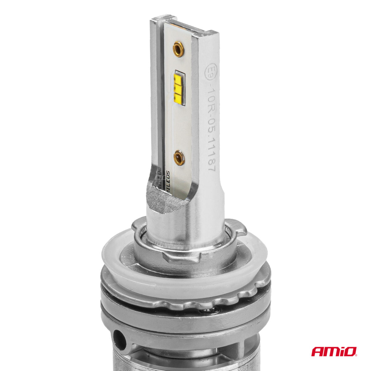 H8 / H9 / H11 RS+ SLIM SERIES 12-36V 50W 6000K 3500lm +200% LUXEON ZES LED CAN-BUS (ΨΥΚΤΡΑ ΛΕΠΙΔΕΣ ΦΤΕΡΟΥ) AMiO - 2 ΤΕΜ. - Image 2