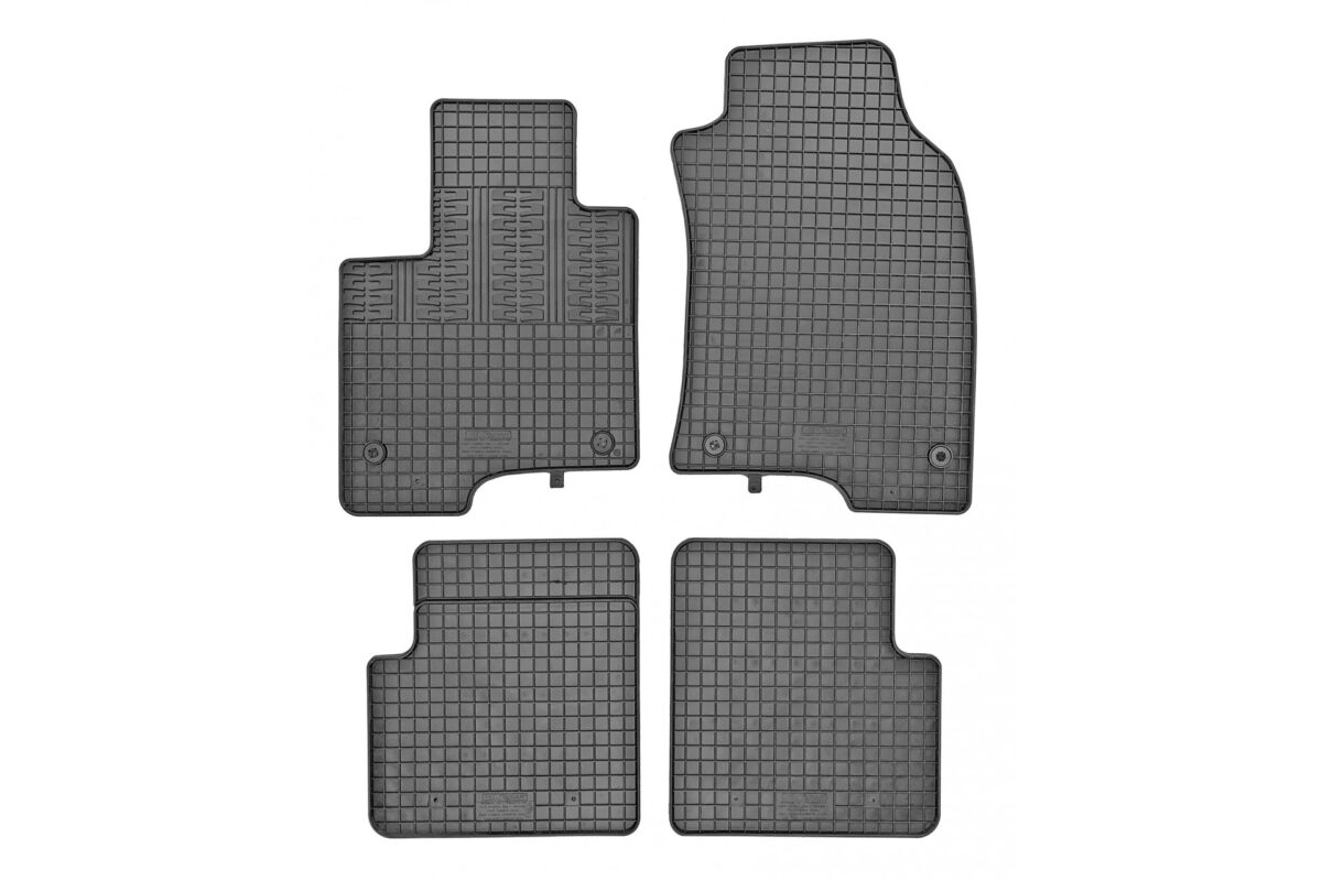 FIAT PANDA 2012-2020 / FIAT PANDA 4X4 2012-2020 ΜΑΡΚΕ ΠΑΤΑΚΙΑ ΛΑΣΤΙΧΟ ΣΕ ΜΑΥΡΟ ΧΡΩΜΑ ΜΕ ΚΟΥΜΠΩΜΑΤΑ CIK - 4 ΤΕΜ. - Image 1
