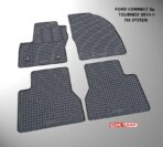 FORD TRANSIT CONNECT TOURNEO 5ΘΕΣΙΟ 2014+ ΜΑΡΚΕ ΠΑΤΑΚΙΑ ΛΑΣΤΙΧΟ ΣΕ ΜΑΥΡΟ ΧΡΩΜΑ ΜΕ ΚΟΥΜΠΩΜΑΤΑ CIK - 4 ΤΕΜ.