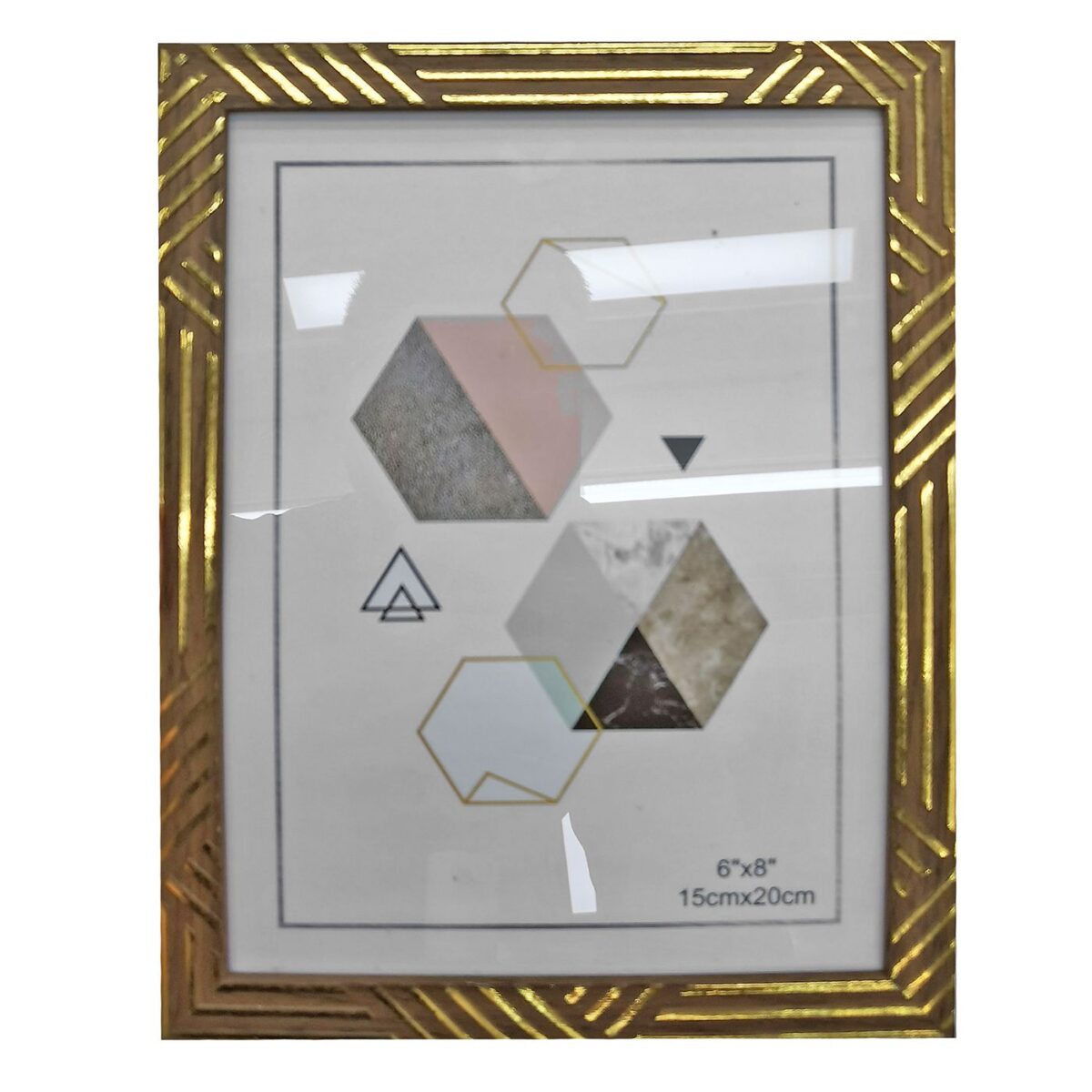 ΚΟΡΝΙΖΑ ΠΛΑΣΤΙΚΗ ΤΥΠΟΥ ΞΥΛΟ ΣΚΟΥΡΟ 15x20cm Homie 322065-ΤΕΜ(1) - Image 1