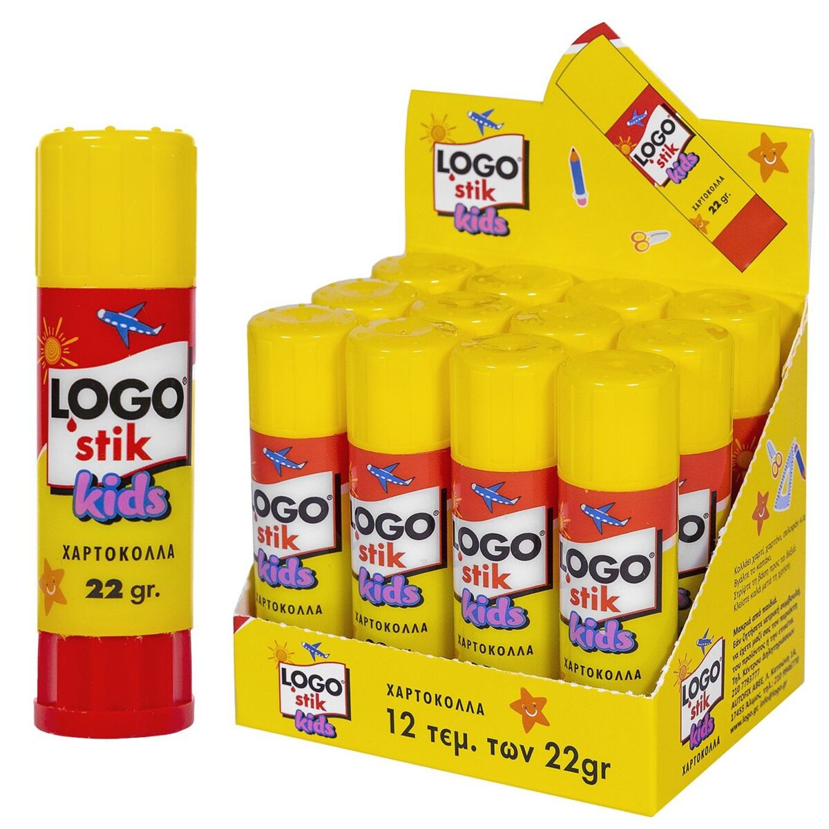 Logo stick 22gr kids LOGO 66ΑΕ20-ΤΕΜ(12) - Image 1