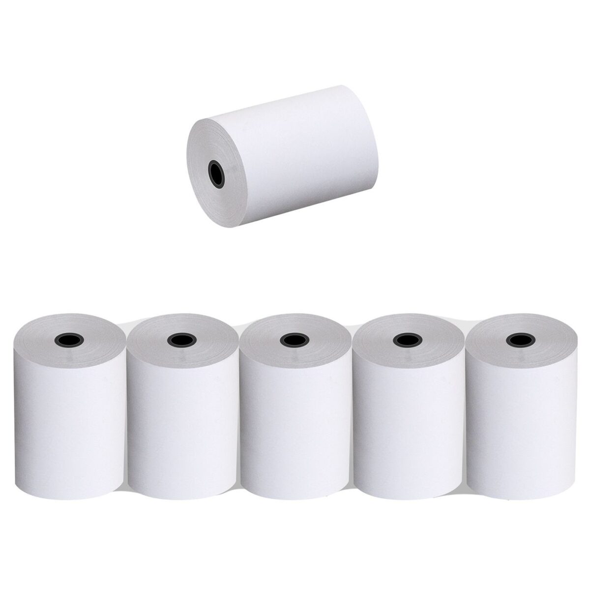 Χαρτοταινία θερμική 80x80mm 65m 48gr 80-80 (Υ:80) 65m χαρτί Justnote 39400-ΤΕΜ(5) - Image 1