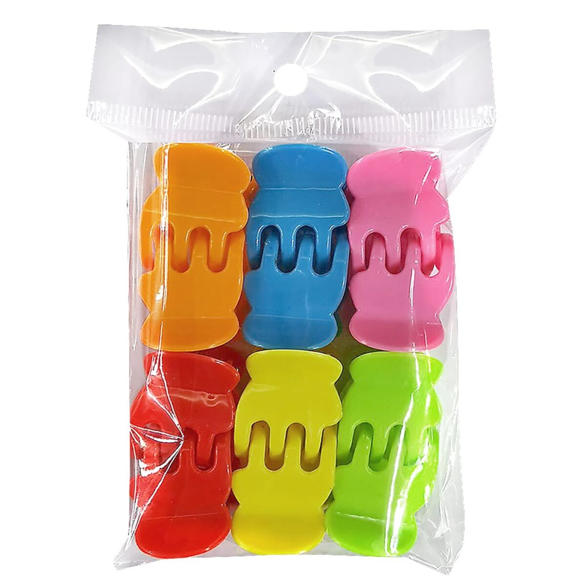 ΚΛΙΠ ΚΛΑΜΕΡΑΚΙΑ ΜΙΝΙ 12ΤΕΜ ΧΡΩΜΑΤΑ 2cm 4teen4ty 401120-ΚΑΡ(12) - Image 1