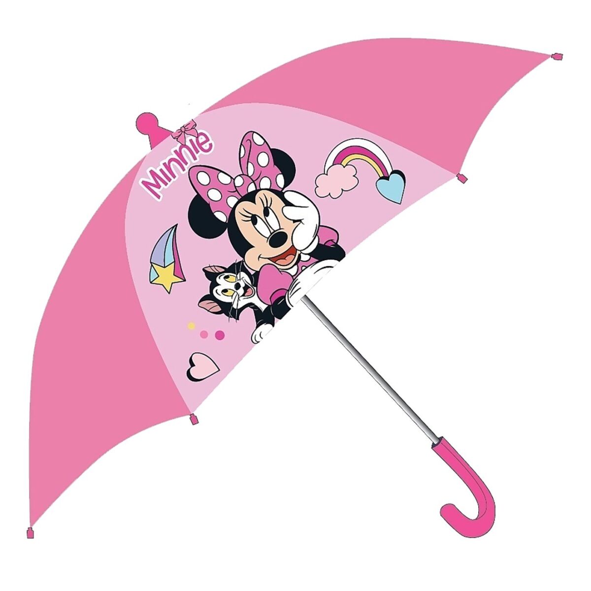 Ομπρέλα minnie ροζ-άσπρο H60cm,Φ70cm Disney WD21488-ΤΕΜ(1) - Image 1