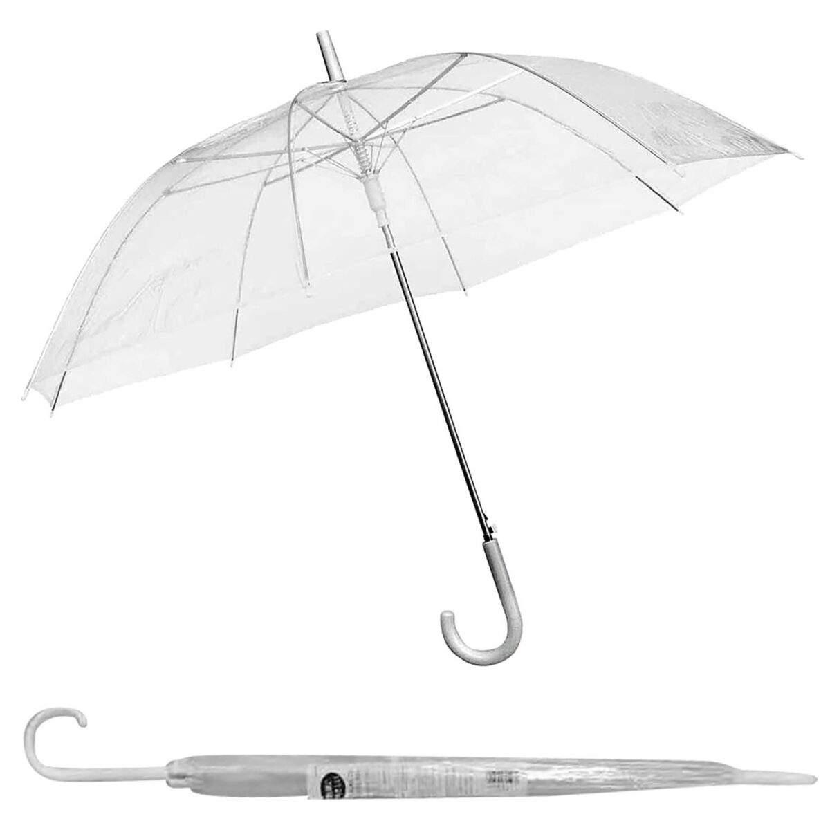 Ομπρέλα διάφανη R54cm, ø92cm 4teen4ty 401252-ΤΕΜ(1) - Image 1
