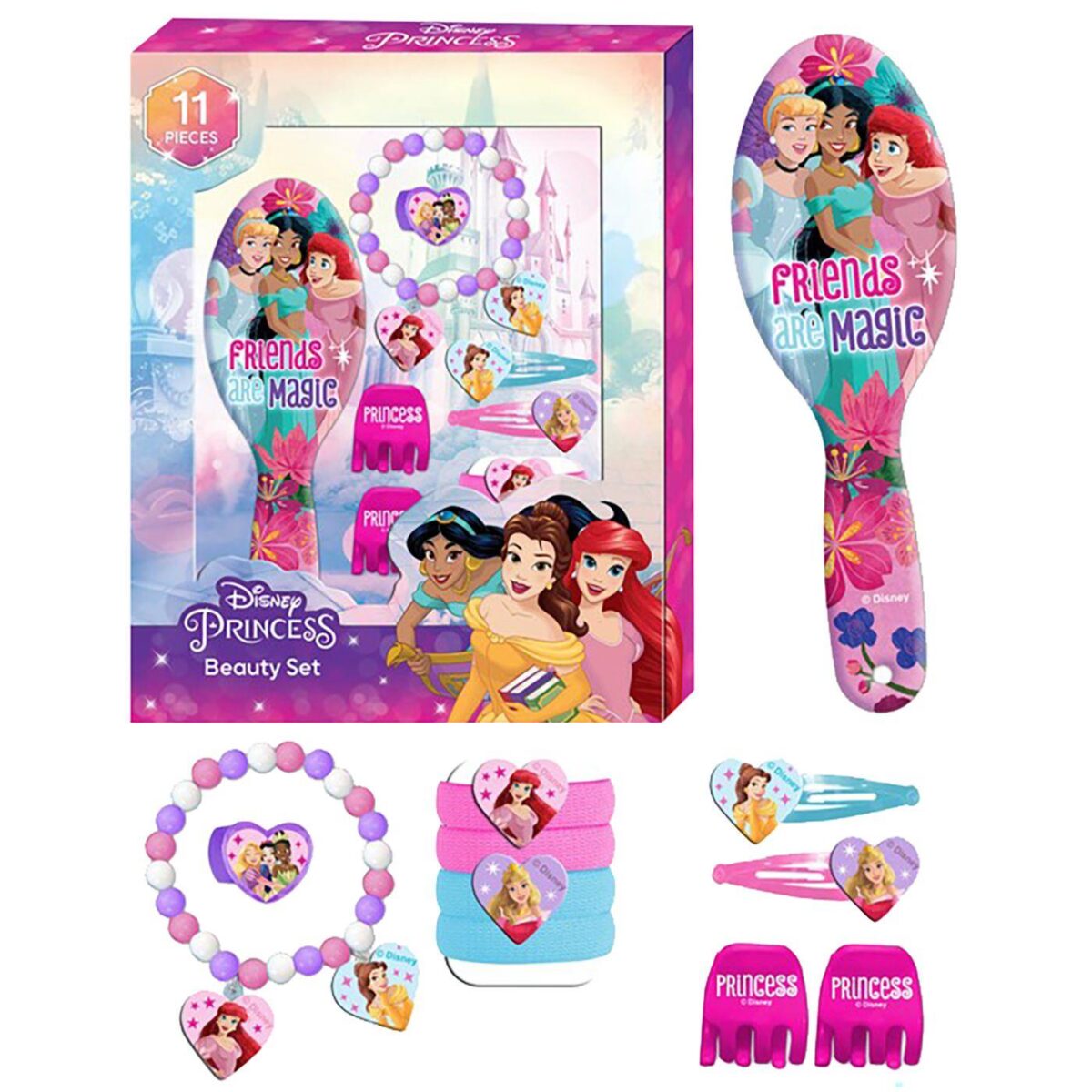 Σετ αξεσουάρ ομορφιάς 11τεμ princess 24x18x3,5cm Disney 1000E28-2214-ΣΕΤ(1) - Image 1