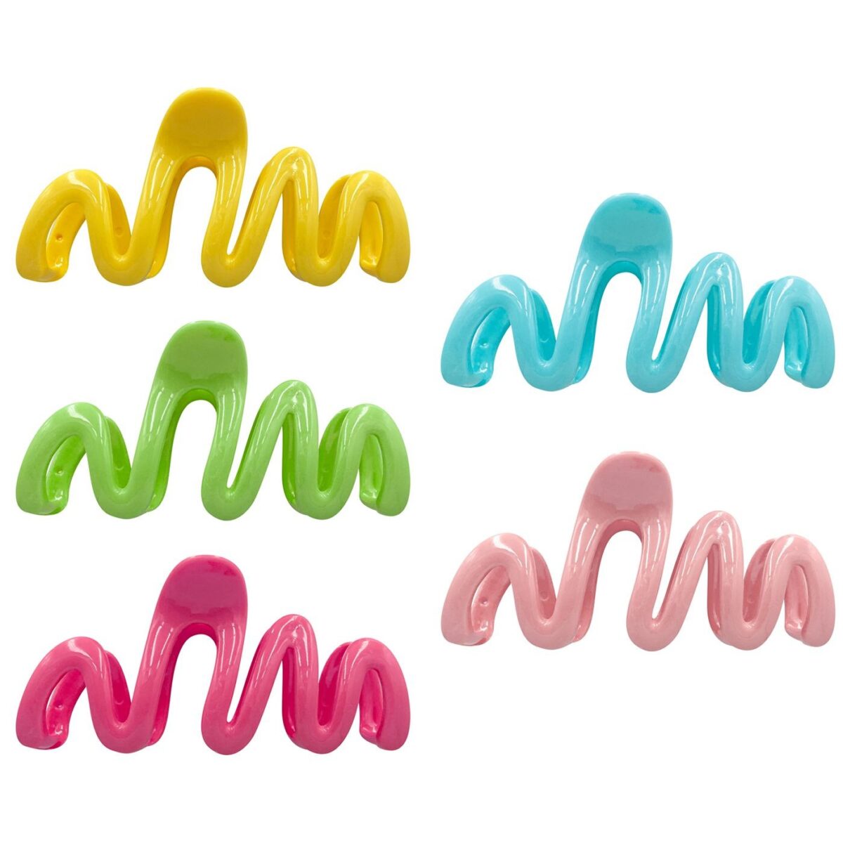 ΚΛΑΜΕΡ ΚΥΜΜΑΤΙΣΤΟ ΜΟΝΟΧΡΩΜΟ 11cm 4teen4ty 401367-ΤΕΜ(12) - Image 1
