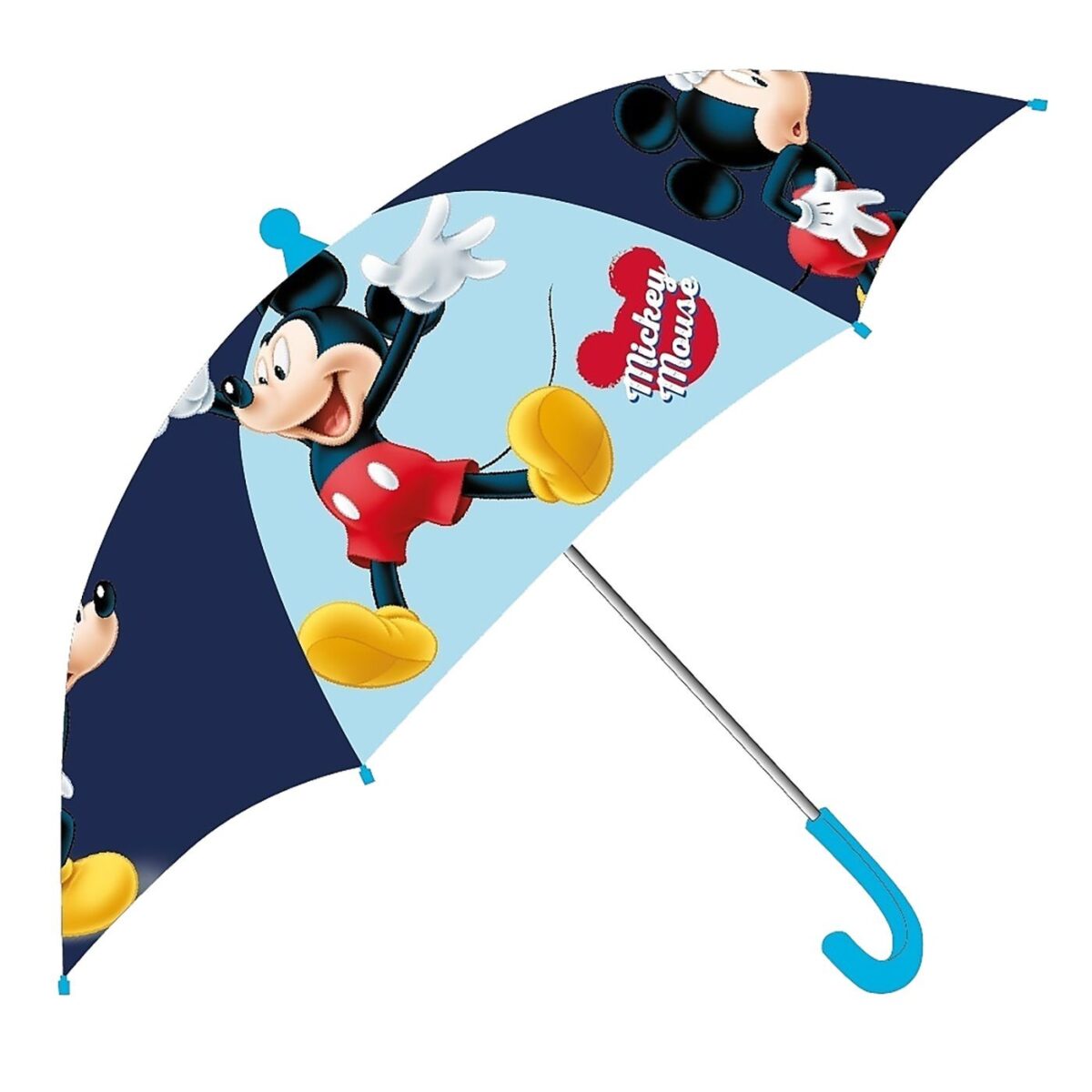 Ομπρέλα mickey μπλε-θαλασσί H60cm,Φ70cm Disney-ΤΕΜ(1) - Image 1