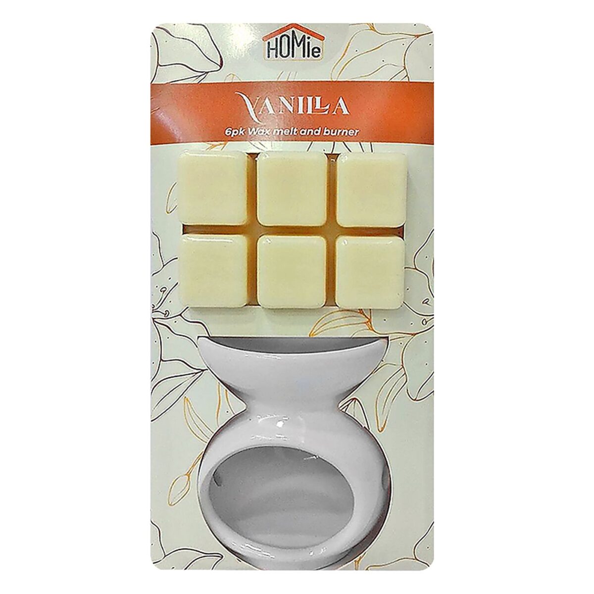 Βάση με Αρωματικό wax Melt Βανίλια 6 Κύβοι  Homie 423057-ΣΕΤ(1) - Image 1