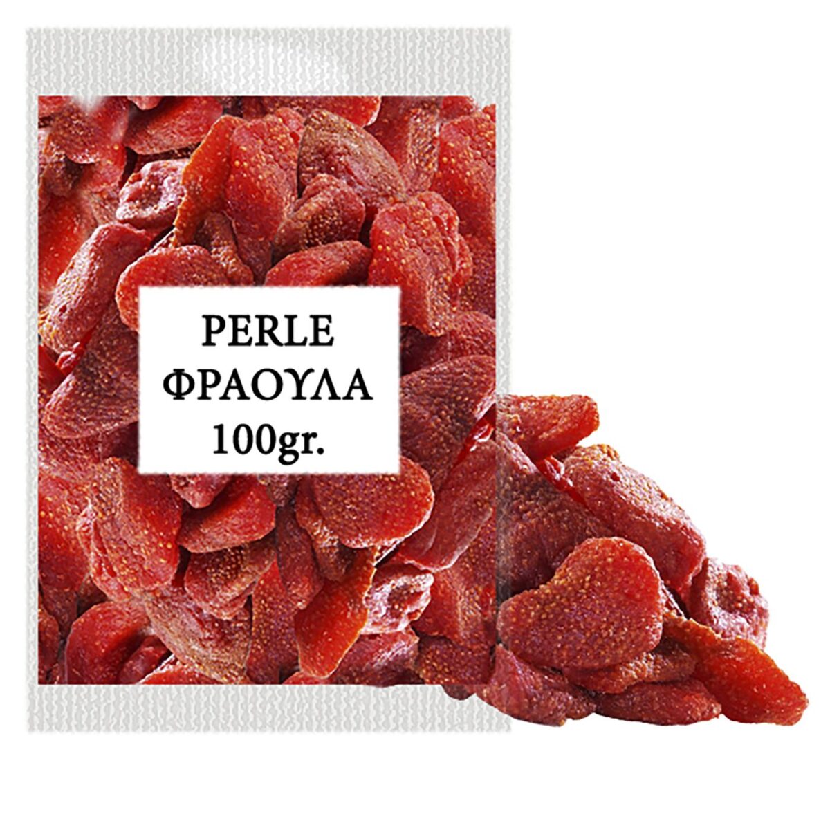 ΦΡΑΟΥΛΑ ΑΠΟΞΗΡΑΜΕΝΗ 100gr  PERLE-ΣΑΚ(1) - Image 1