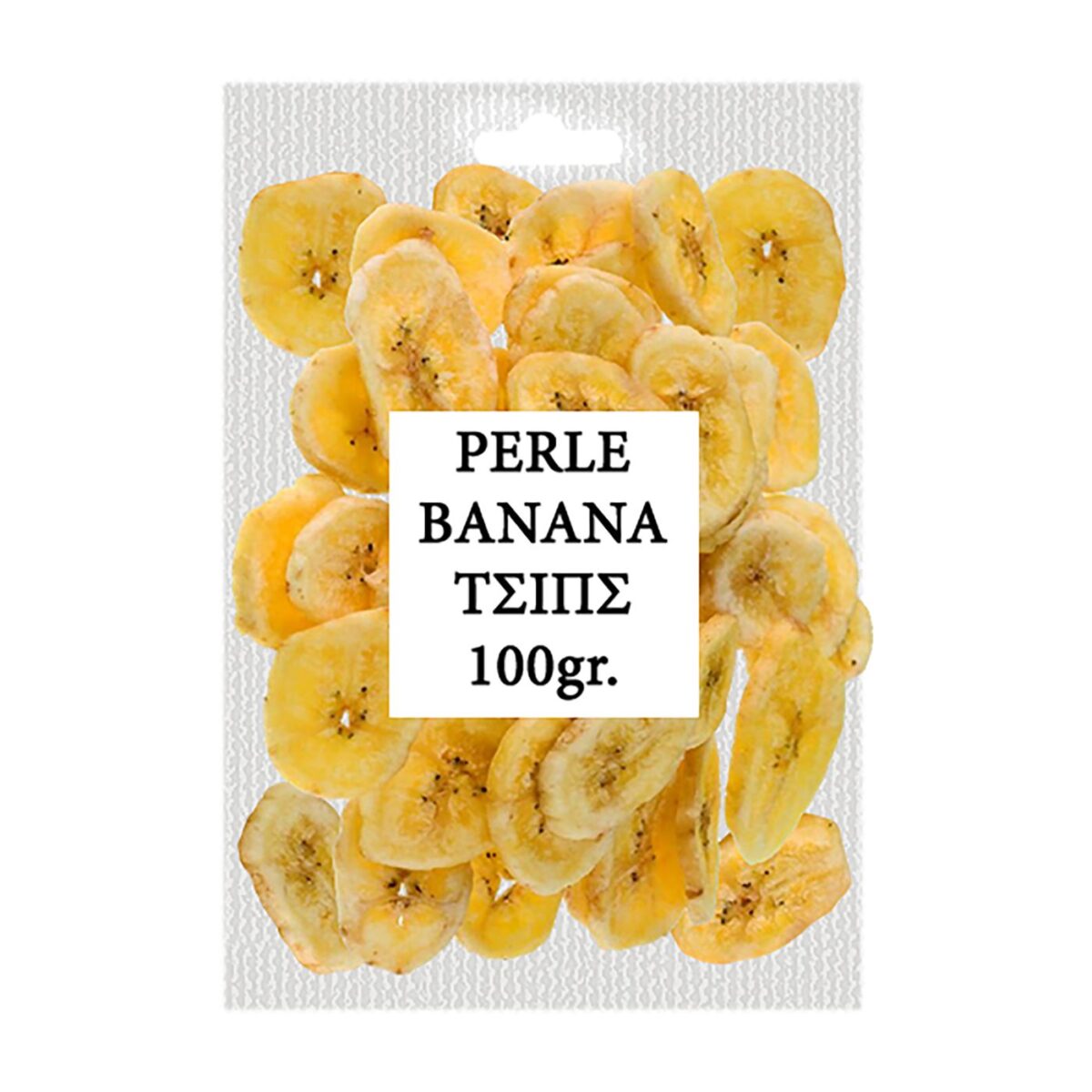 ΜΠΑΝΑΝΑ CHIPS ΣΑΚ=100g  PERLE-ΣΑΚ(1) - Image 1