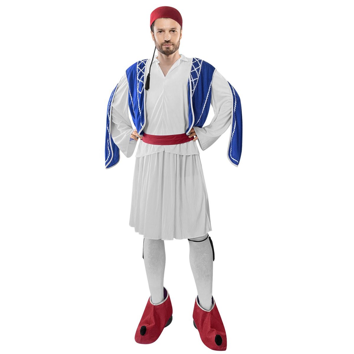 Παραδοσιακή Φορεσιά Τσολιάς Ανδρική  Carnavalista 232538-ΤΕΜ(1) - Image 1