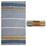 Πετσέτα Θαλάσσης Pestemal Lurex Χρυσό 90x180cm  ~280gr SummerTiempo 622723-ΤΕΜ(1) - Image 2