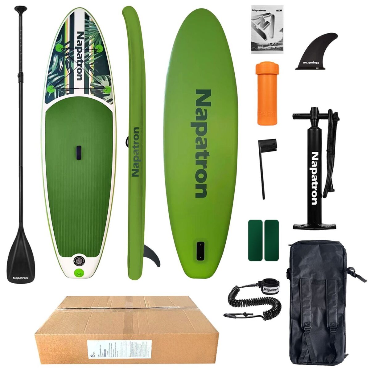 Sup Φουσκωτή Σανίδα 10 Feet Μέγιστο Φορτίο: 130kg. Βάρος Σανίδας=~8kg, Μήκος=300cm(~10 Feet), Πλάτος=76cm, Πάχος=15cm SummerTiempo 622742-ΤΕΜ(1) - Image 1