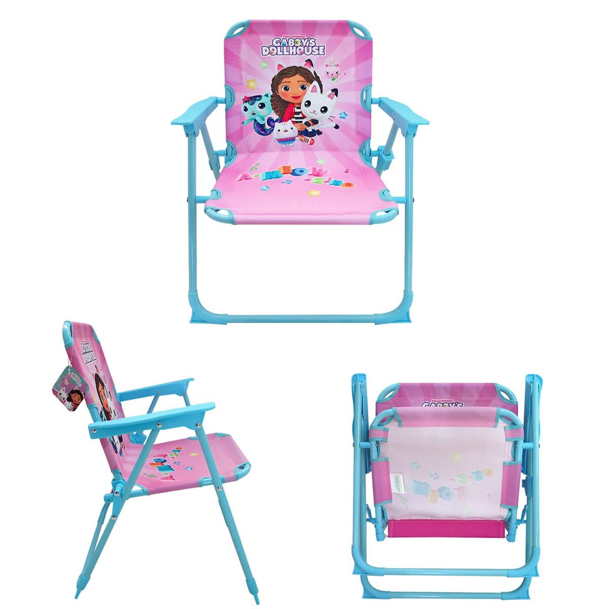 Καρεκλάκι Μεταλλικό Αναδιπλωμένο Gabby 's Dollhouse 53x38x27cm Gabbys Dollhouse-ΤΕΜ(1) - Image 1
