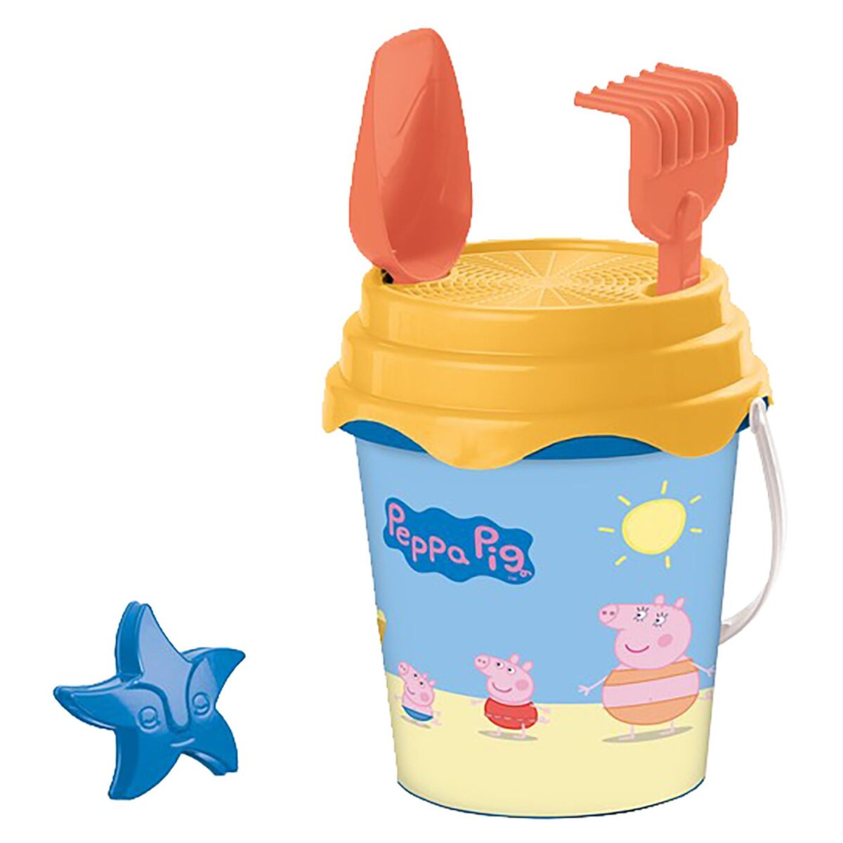 Κουβαδάκι με Αξεσουάρ Peppa σετ 5 τεμ Φ17cm Mondo 28082-ΣΕΤ(1) - Image 1