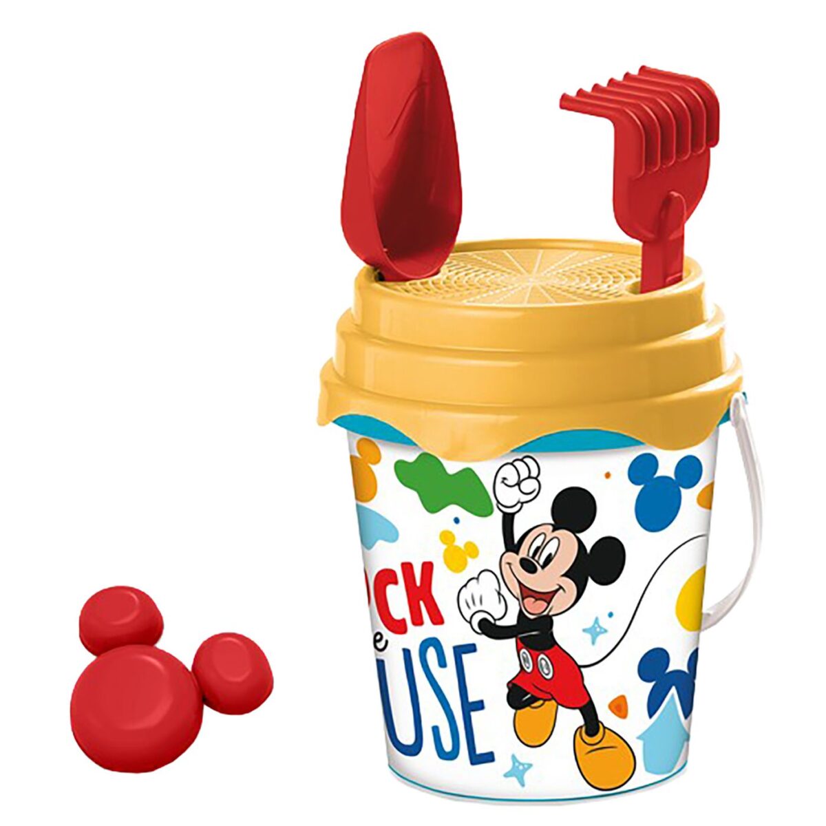 Κουβαδάκι με Αξεσουάρ Mickey Mouse σετ 5 τεμ Φ17cm Mondo 28742-ΣΕΤ(1) - Image 1