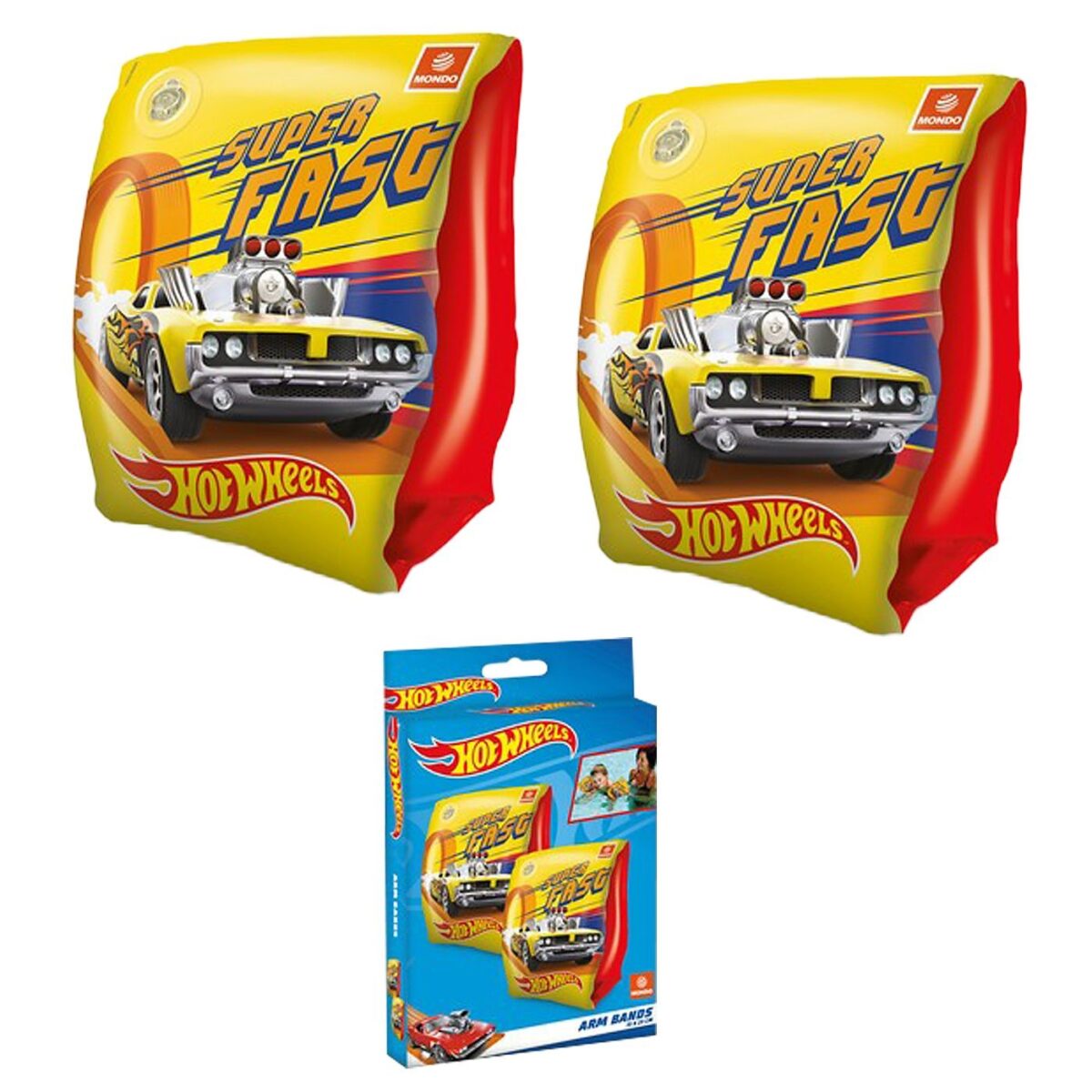 Μπρατσάκια Hot Wheels 23x15cm Mondo-ΖΕΥ(1) - Image 1