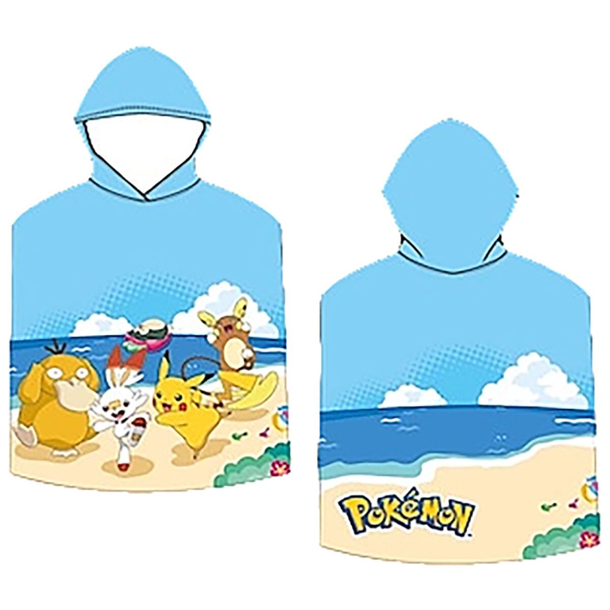 Πετσέτα Θαλάσσης Ποντσο Microfiber Pokemon 100x50cm Pokemon 2023POK018-ΤΕΜ(1) - Image 1