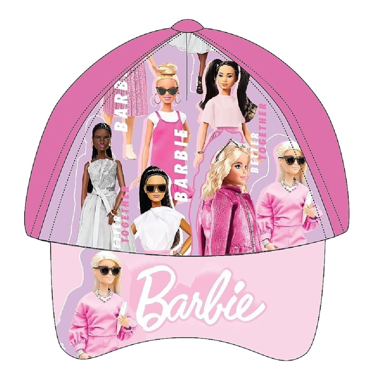Καπέλο Παιδικό Τζόκευ Barbie uv Protection φ54cm Barbie BAR24-1510-ΤΕΜ(6) - Image 1