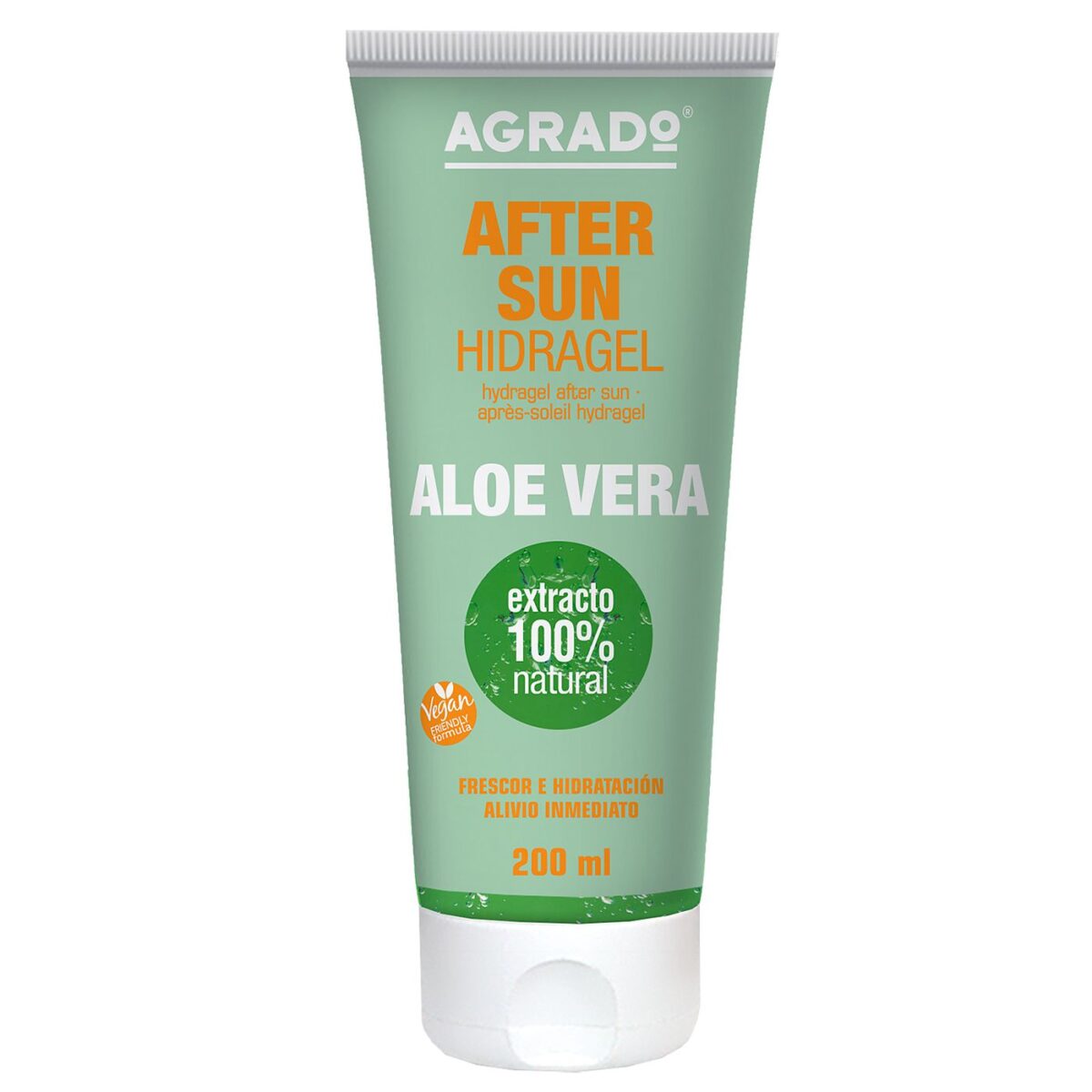 AFTER SUN GEL AGRADO ΜΕ ΑΛΟΗ 200ml AGRADO 6224-ΤΕΜ(12) - Image 1
