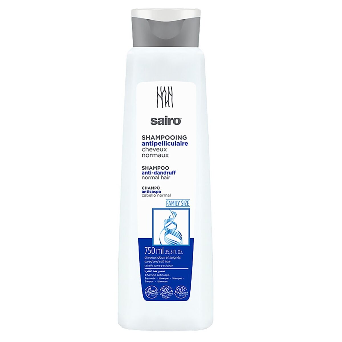 ΣΑΜΠΟΥΑΝ ΑΝΤΙΠΙΤΥΡΙΔΙΚΟ SAIRO 750ml SAIRO 5113-ΤΕΜ(12) - Image 1