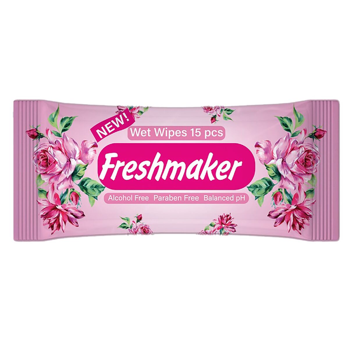 Υγρά μαντηλάκια freshmaker flower πακ=15τεμ  4teen4ty 25137-ΠΑΚ(1) - Image 2