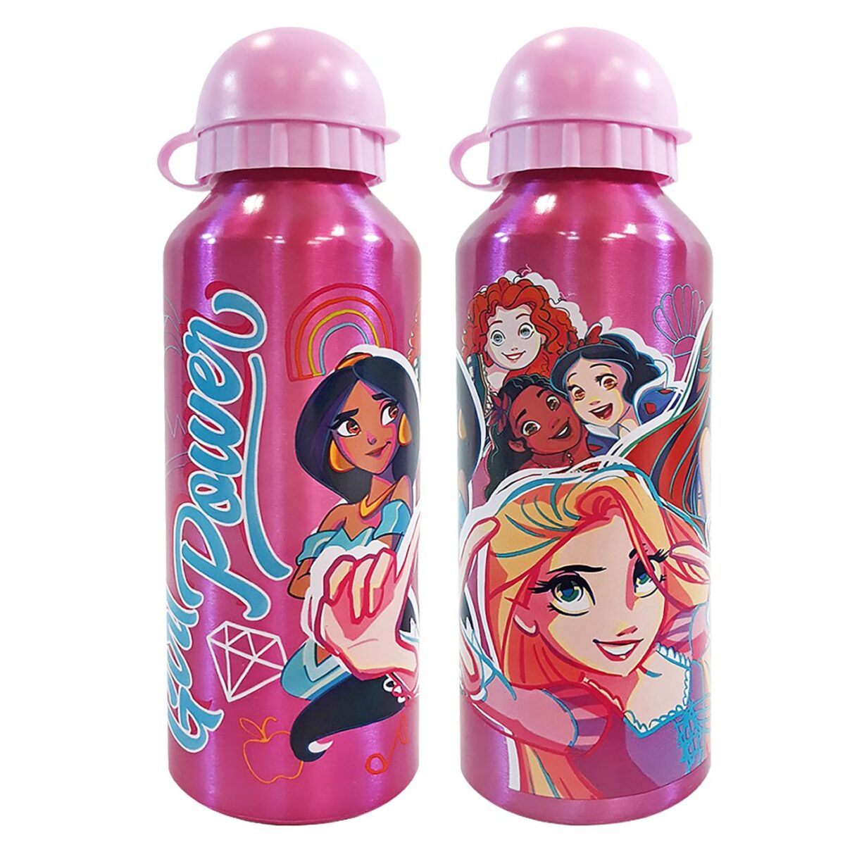 ΠΑΓΟΥΡΙ ΜΕΤΑΛΛΙΚΟ PRINCESS 21x6,5cm   500ml Disney 839443-ΤΕΜ(1) - Image 1