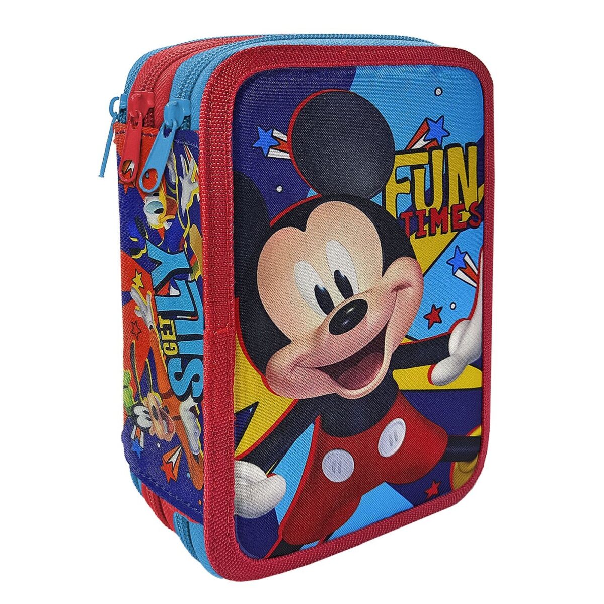 Κασετίνα Γεμάτη Τριπλή Mickey 19,5x12,5x7cm Disney 1004Ε-14052-ΤΕΜ(1) - Image 1