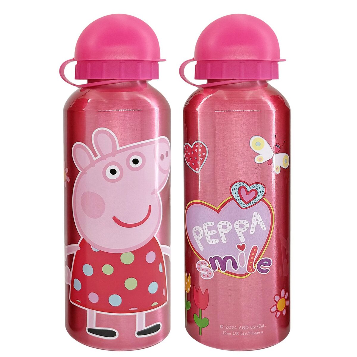 ΠΑΓΟΥΡΙ ΜΕΤΑΛΛΙΚΟ PEPPA PIG 500ml 21x6,5cm   500ml PEPPA 020-1466-ΤΕΜ(1) - Image 1