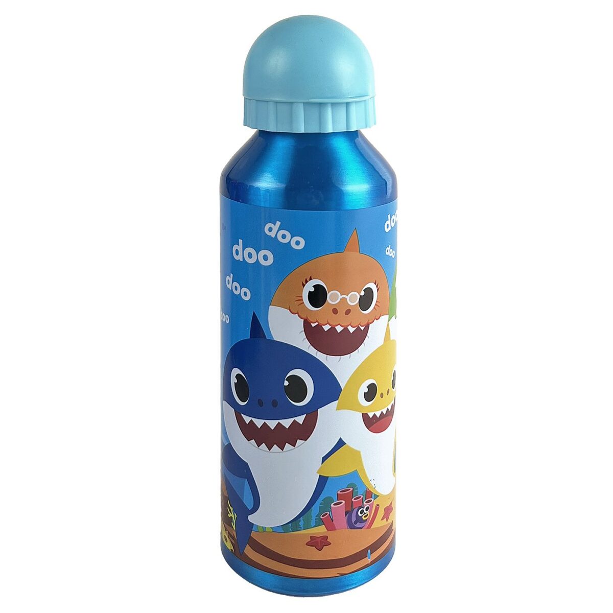 ΠΑΓΟΥΡΙ ΜΕΤΑΛΛΙΚΟ BABY SHARK 21x6,5cm   500ml BABY SHARK 020-9697-ΤΕΜ(1) - Image 1
