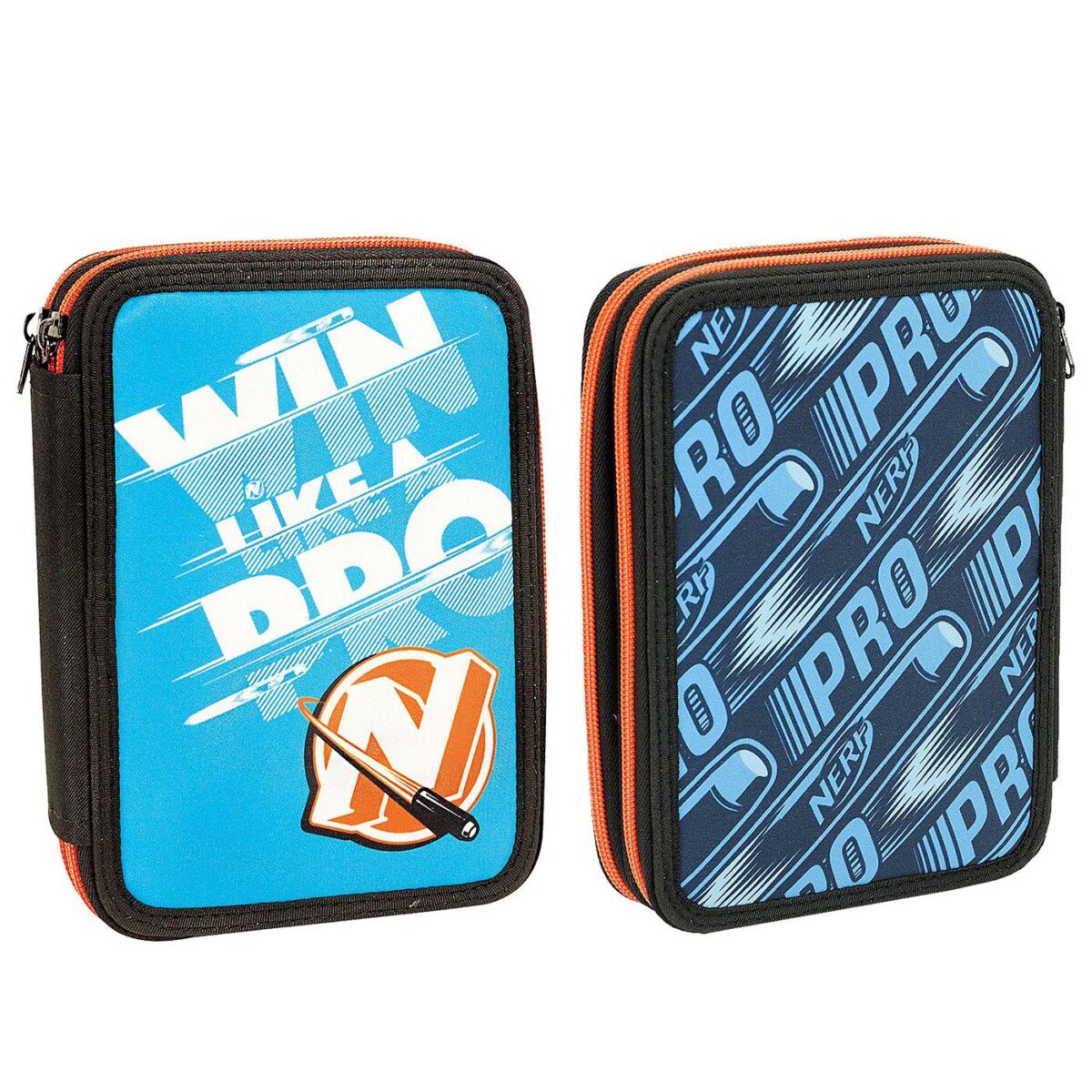 Κασετίνα Γεμάτη 2 Φερμουάρ Nerf win 18x15x4cm Gim-ΤΕΜ(1) - Image 1