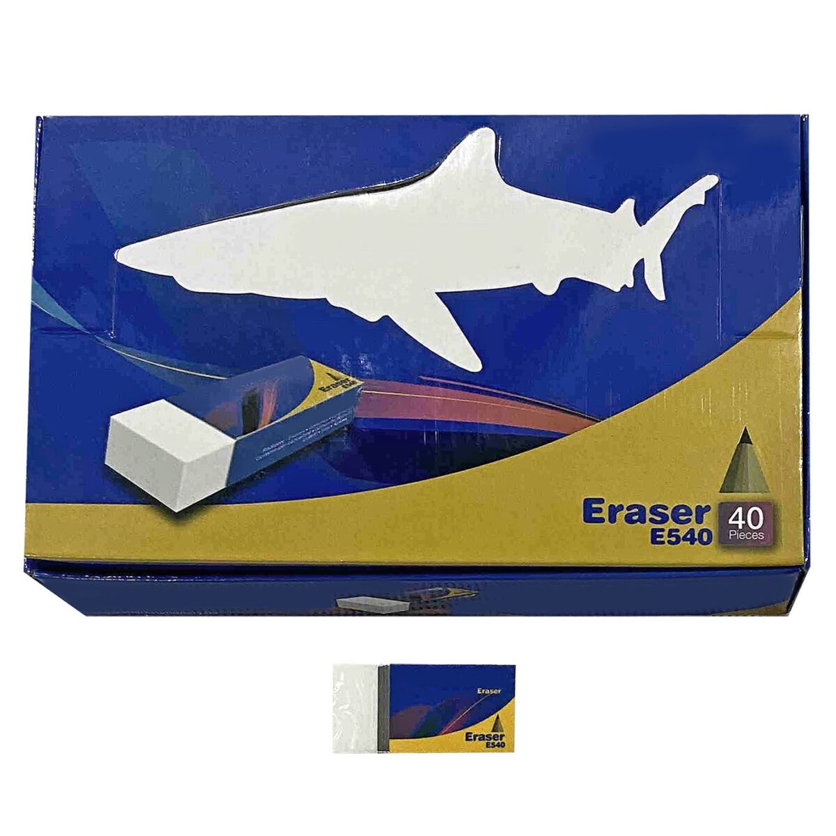 ΓΟΜΑ ΛΕΥΚΗ ΣΕΤ=40ΤΕΜ 3,3x1,5cm Justnote 703183-ΣΕΤ(1) - Image 1