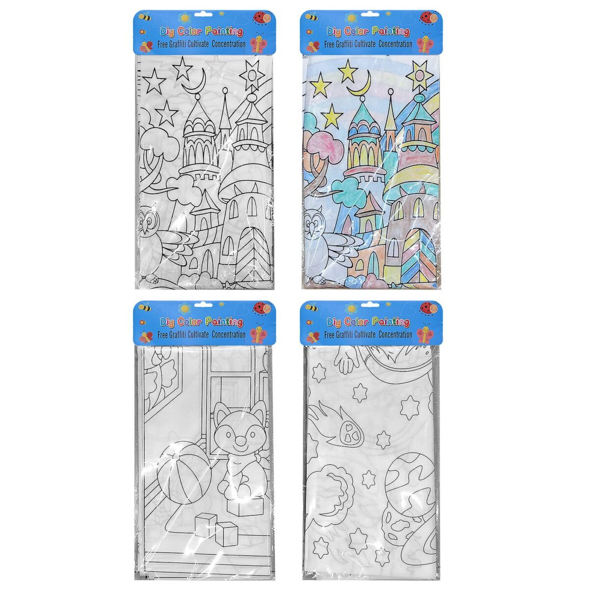 ΑΦΙΣΑ ΧΡΩΜΑΤΙΣΜΟΥ ΥΦΑΣΜΑΤΙΝΗ 90x80cm Justnote 703220-ΤΕΜ(1) - Image 1