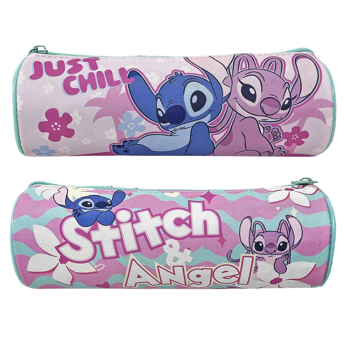 Κασετίνα Βαρελάκι Stitch Girl 23x8cm Stitch-ΤΕΜ(1) - Image 1