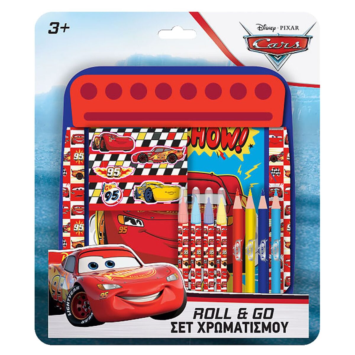 Σετ χρωματισμού roll & go cars 24.5x21cm Disney 000563715-ΣΕΤ(1) - Image 1