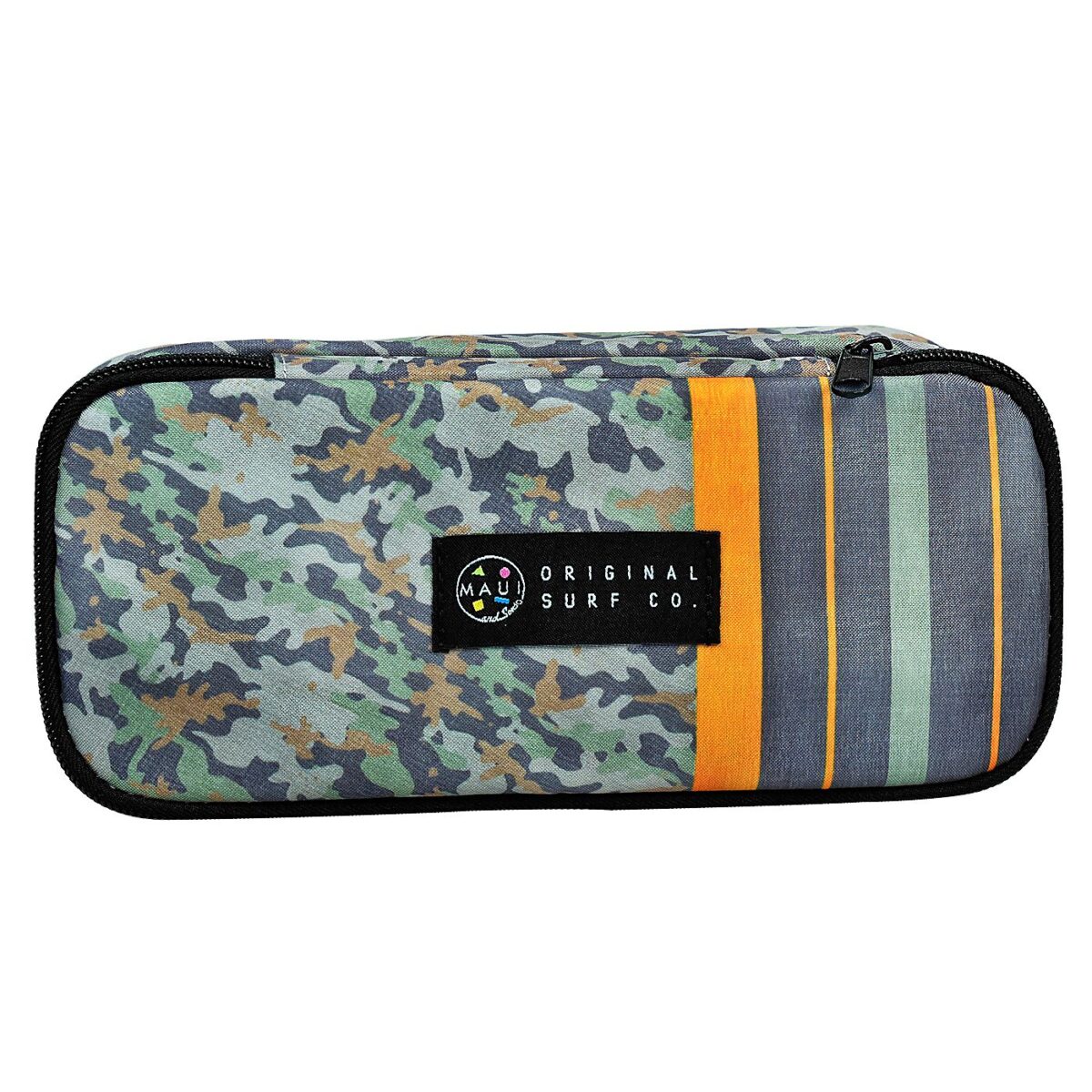 Κασετίνα Βαρελάκι Οβαλ Maui Retro Camo 10χ23χ6cm Gim 339-15141-ΤΕΜ(1) - Image 1