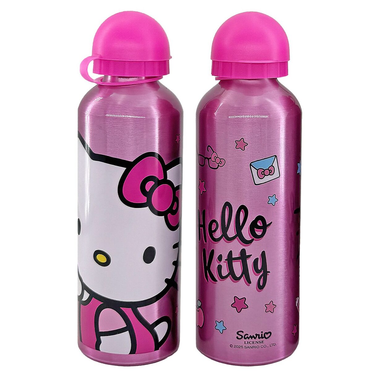 Παγούρι Μεταλλικό Hello Kitty 500ml 21x6,5cm   500ml Hello Kitty-ΤΕΜ(1) - Image 1