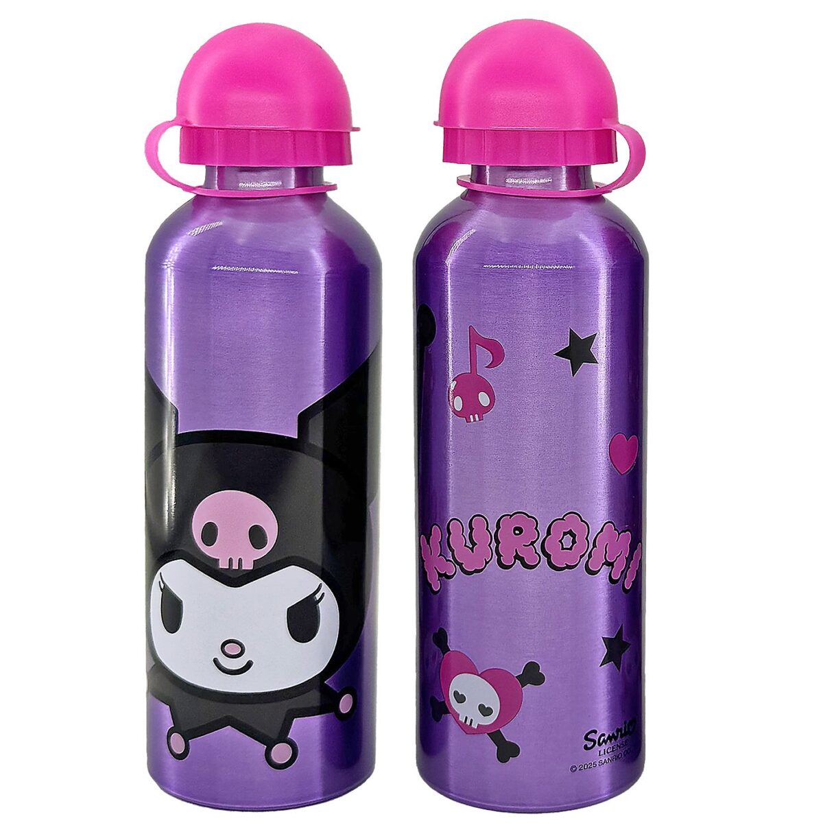 Παγούρι Μεταλλικό Kuromi  500ml 21x6,5cm   500ml Kuromi-ΤΕΜ(1) - Image 1