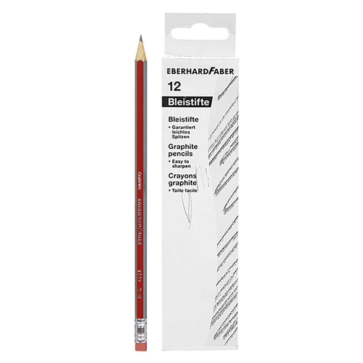 ΜΟΛΥΒΙ ΡΙΓΕ ΓΟΜΑΣ No2=B ΠΑΚ=12ΤΕΜ Νο:2=Β FABER 5126-01-ΠΑΚ(1) - Image 1