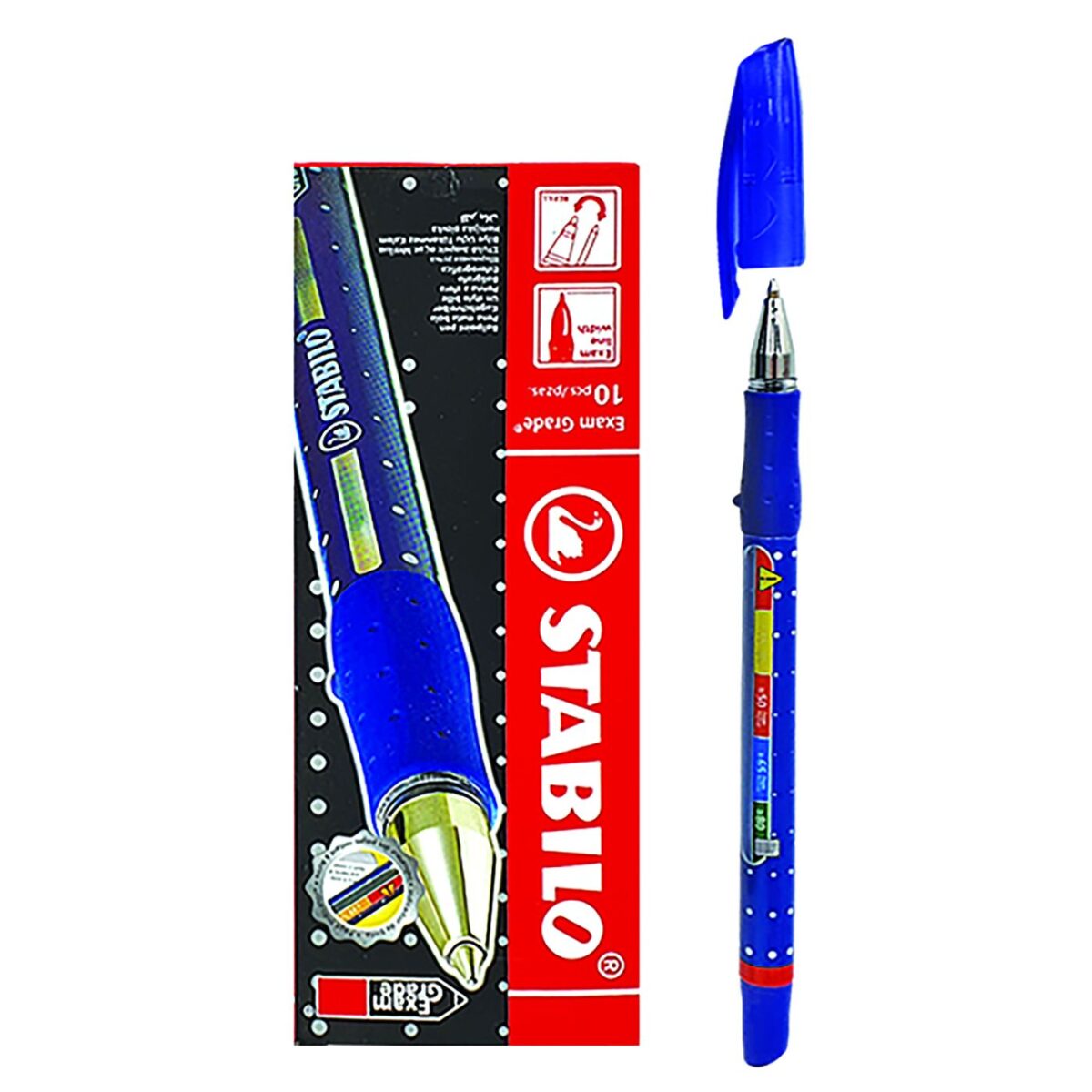 ΣΤΥΛΟ STABILO EXAM GRADE BALLPOINT 0.45mm  STABILO 588/41 EXAM BLUE-ΤΕΜ(10) - Image 1