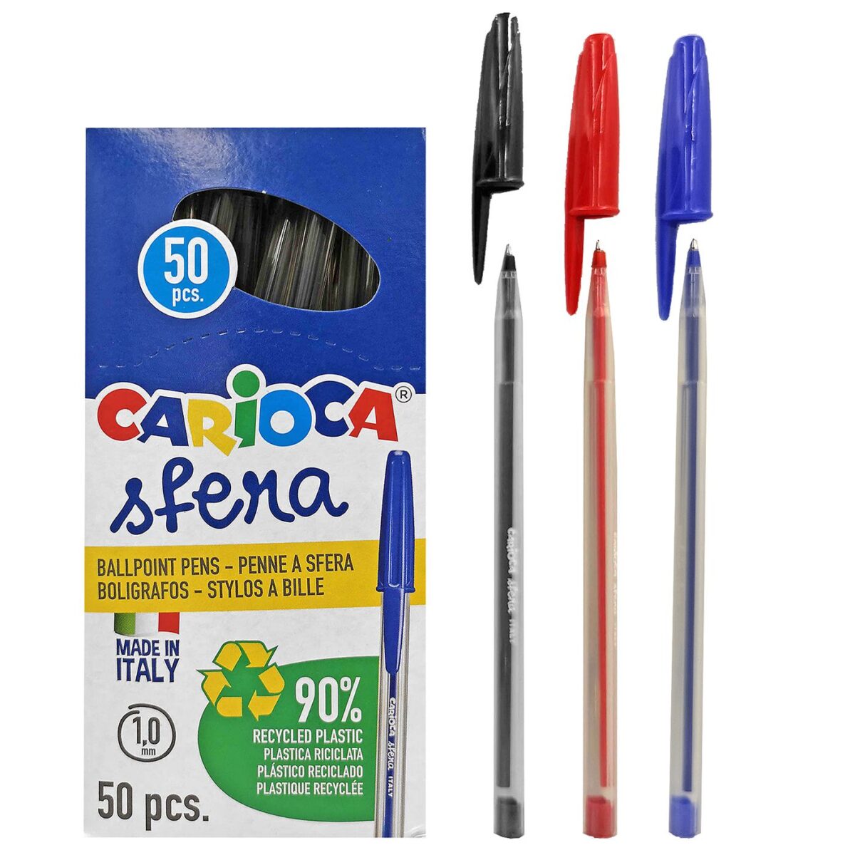 Στυλό Sfera box Carioca Ballpoint 1.0mm  Carioca 41643-ΤΕΜ(50) - Image 1